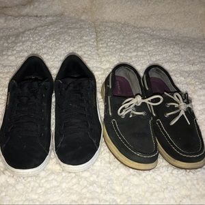 Bundle of puma/sperry shoes